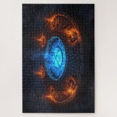 Viking Rune Circle Jigsaw Puzzle Legpuzzel (Verticaal)