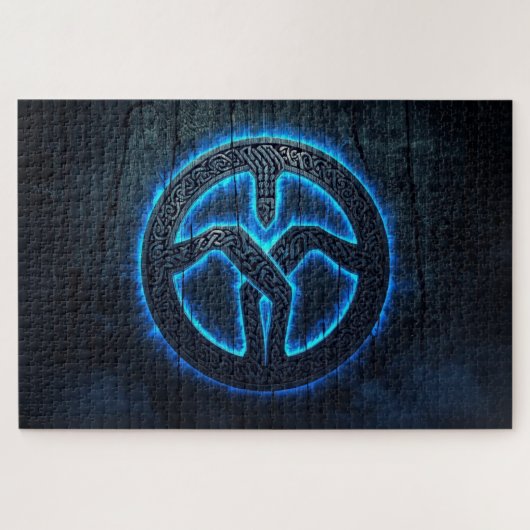 Viking Rune Circle Jigsaw Puzzle Legpuzzel (Horizontaal)