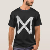 Viking Rune Dagaz Runic Futhark Noordse mythologie T-shirt (Voorkant)