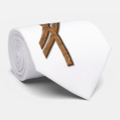 Viking rune - geluk - roest stropdas (Opgerold)