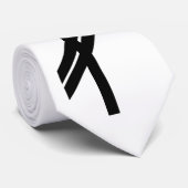 Viking Rune - Luck - zwart Stropdas (Opgerold)