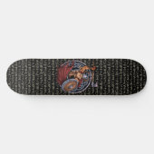 Viking Runen Valhalla Gebonden Krijger Persoonlijk Skateboard (Horizontaal)