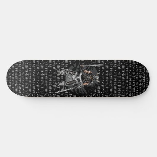 Viking Runen Warrior Zwaarden Persoonlijk Skateboard (Horizontaal)