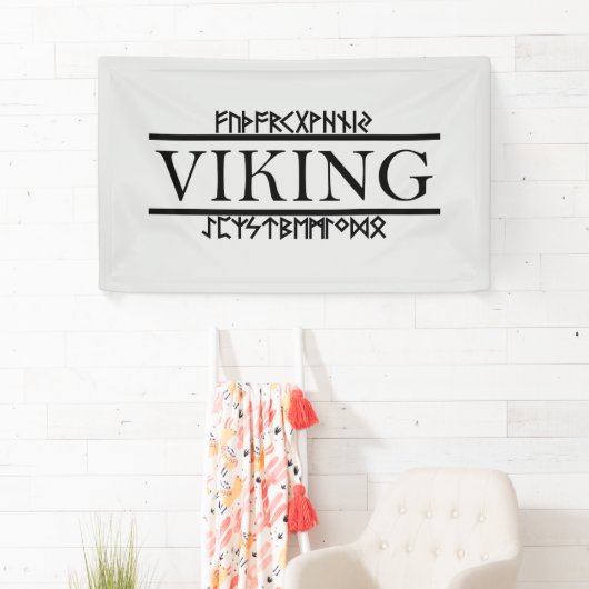 Viking Runes Banner (Insitu)