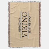 Viking Runes Blanket Deken (Voorkant Verticaal)