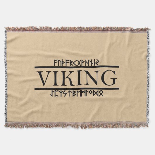 Viking Runes Blanket Deken (Voorkant)