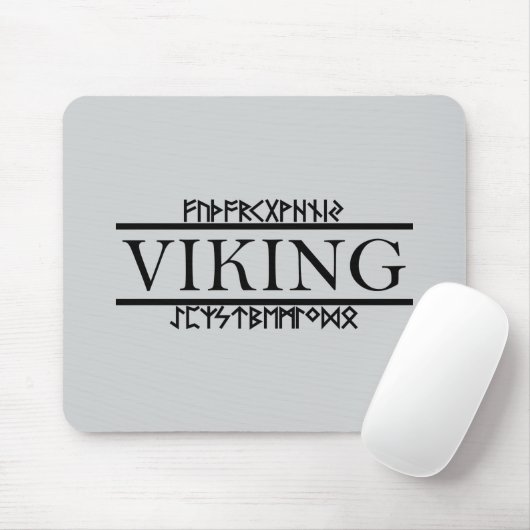 Viking Runes Mouse Pad Muismat (Met muis)