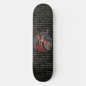 Viking Runes Valhalla Bound Warrior Persoonlijk Skateboard (Voorkant)