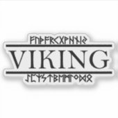 Viking Runes Vinyl Stickers (Voorkant)