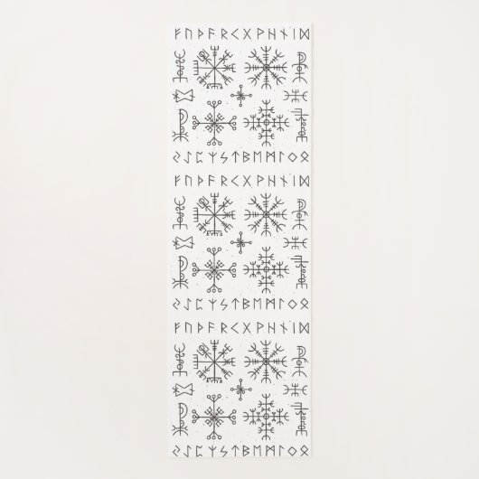 Viking Runes Yogamat (Achterkant)