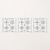 Viking Runes Yogamat (Voorkant (horizontaal))