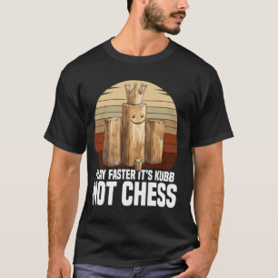Viking schaakspel gazon Kubb Yard spel set Legend T-shirt
