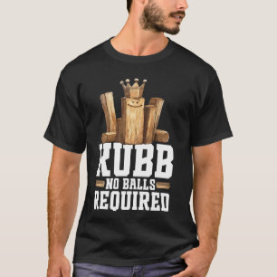 Viking Schaken King Kubb Speler Yard Spelset Vikin T-shirt