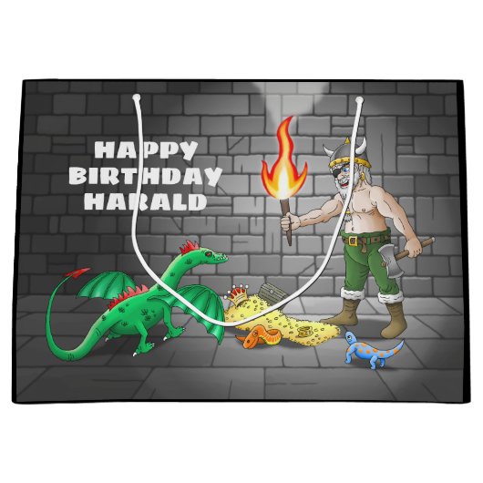 Viking Schatzoektocht Groot Cadeauzakje (Voorkant)