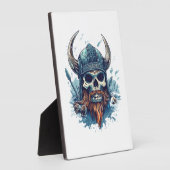 Viking Schedel Berserker Fotoplaat (Zijkant)