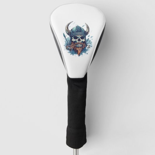 Viking Schedel Berserker Golfheadcover (Voorkant)
