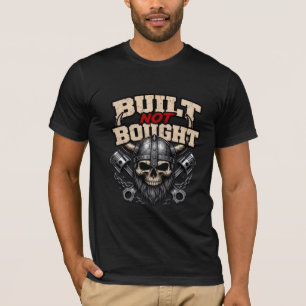 Viking Schedel Mechanic Gebouwd Niet Gekocht T-shirt