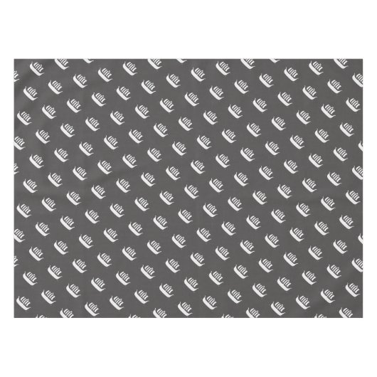 Viking schepen/beugboot met aangepaste achtergrond tafelkleed (Voorkant (Horizontaal))