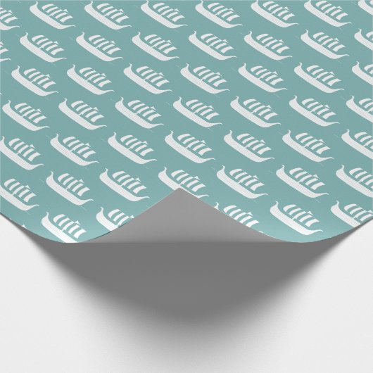 Viking schepen die papier verpakken (Hoek)