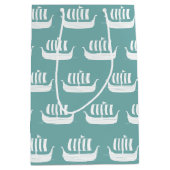 Viking schepen giftzak medium cadeauzakje (Voorkant)