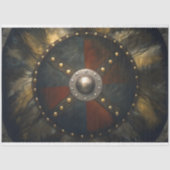 Viking Schild Decoupage Tissuepapier (Voorkant)
