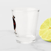 Viking Schild en Bijlen Shot Glas (Rechts)
