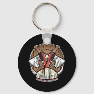 Viking Schild - Krijger Logo Sleutelhanger