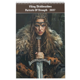 Viking Schildmaagden – Portretten Van Kracht Kalender