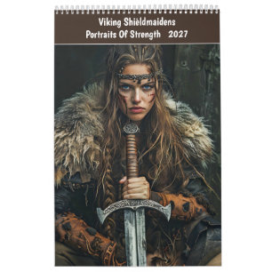Viking Schildmaagden – Portretten Van Kracht Kalender