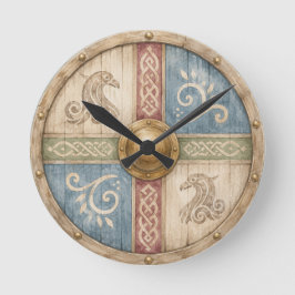 Viking Schip Babykamer Ronde Klok