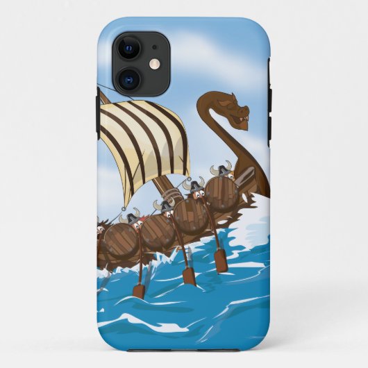 Viking schip Case-Mate iPhone case (Achterkant)