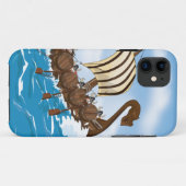 Viking schip Case-Mate iPhone case (Achterkant (horizontaal))