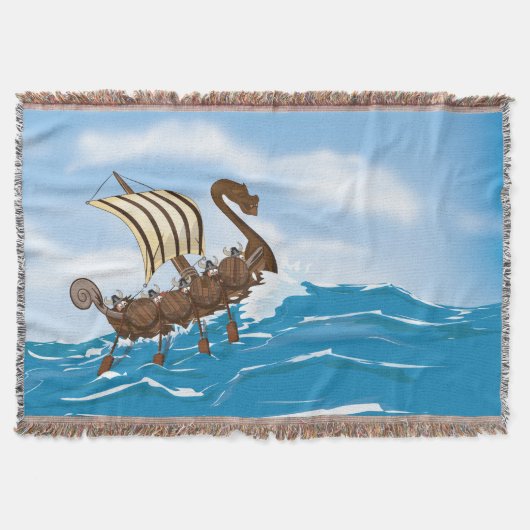 Viking-schip Deken (Voorkant)