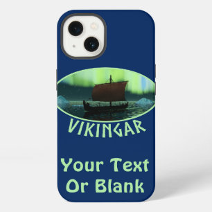 Viking-schip en Noorderlicht iPhone 13 Hoesje