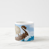 Viking schip espresso kop (Voorkant)
