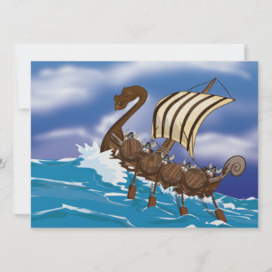 Viking schip kaart