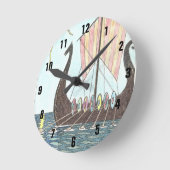 VIKING SCHIP klok (Hoek)