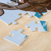 Viking schip legpuzzel (Zijkant)