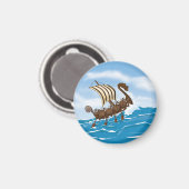 Viking-schip Magneet (Voorkant / Achterkant)