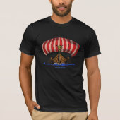 Viking-schip met cool t-shirt (Voorkant)