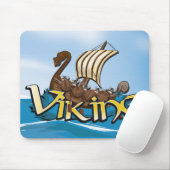 Viking-schip Muismat (Met muis)