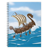 Viking-schip Notitieboek (Voorkant)