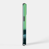 Viking schip onder het noorderlicht iPhone 15 case (Rechterkant)