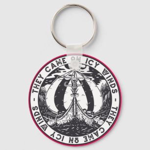 Viking schip Scandinavisch Nordic ontwerp Sleutelhanger