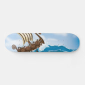 Viking schip skateboard (Horizontaal)