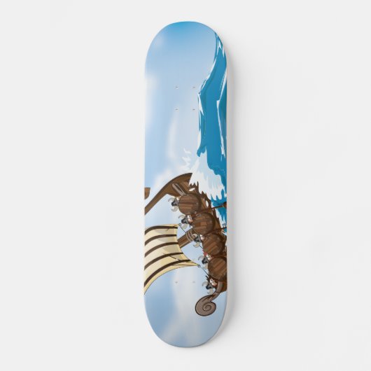 Viking schip skateboard (Voorkant)