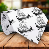 Viking schip stropdas