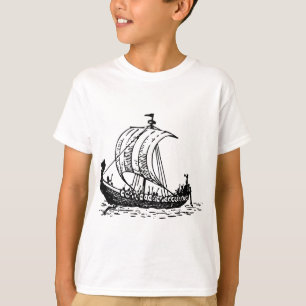 Viking schip t-shirt