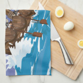 Viking schip theedoek (Quarter Fold)