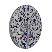 Viking Shaman Ritual Talisman Dartbord (Voorkant Links)